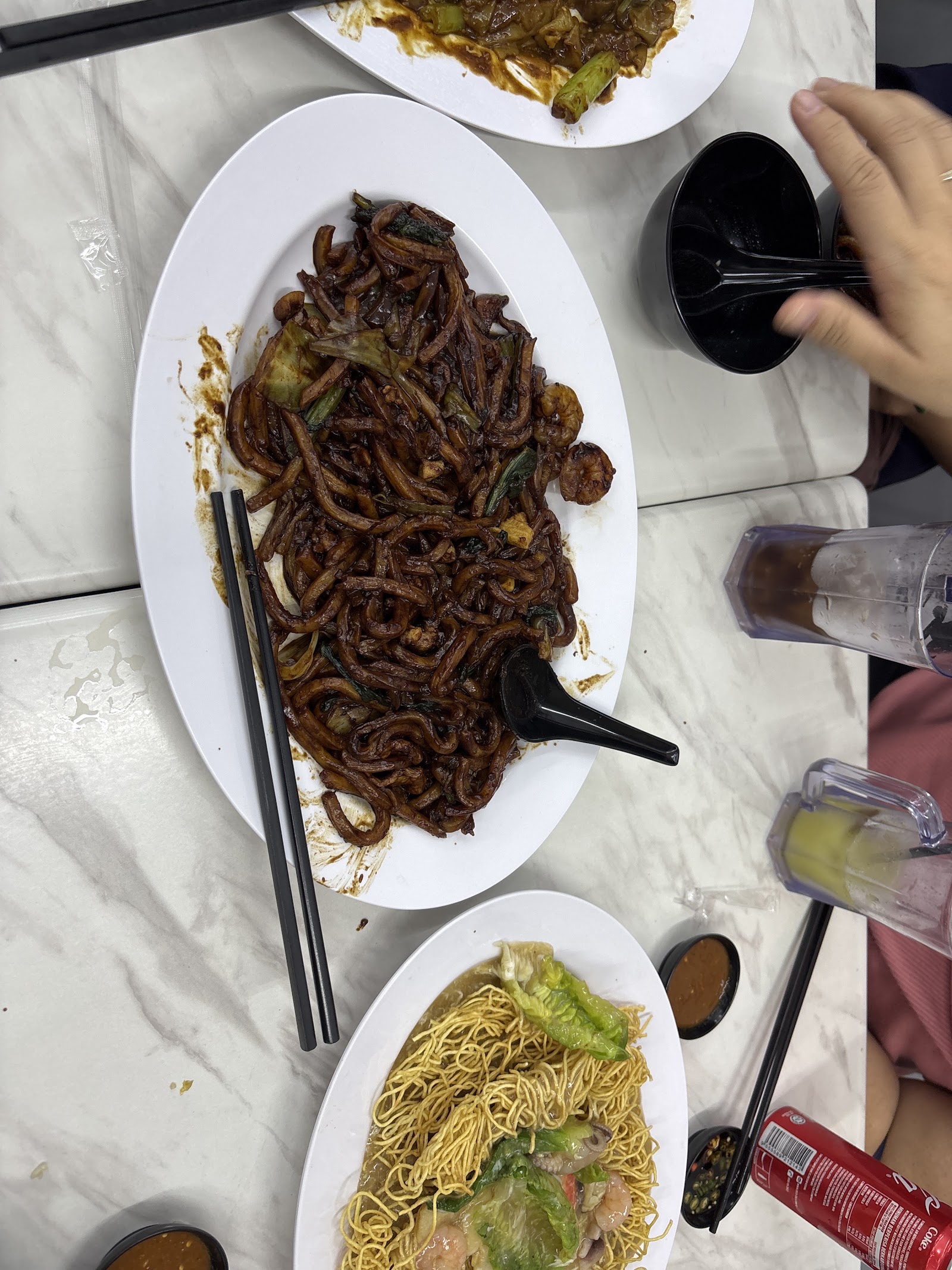 福建炒大碌面（粗面条） Hokkien Fried Dai Loke Mian (Thick Noodle)